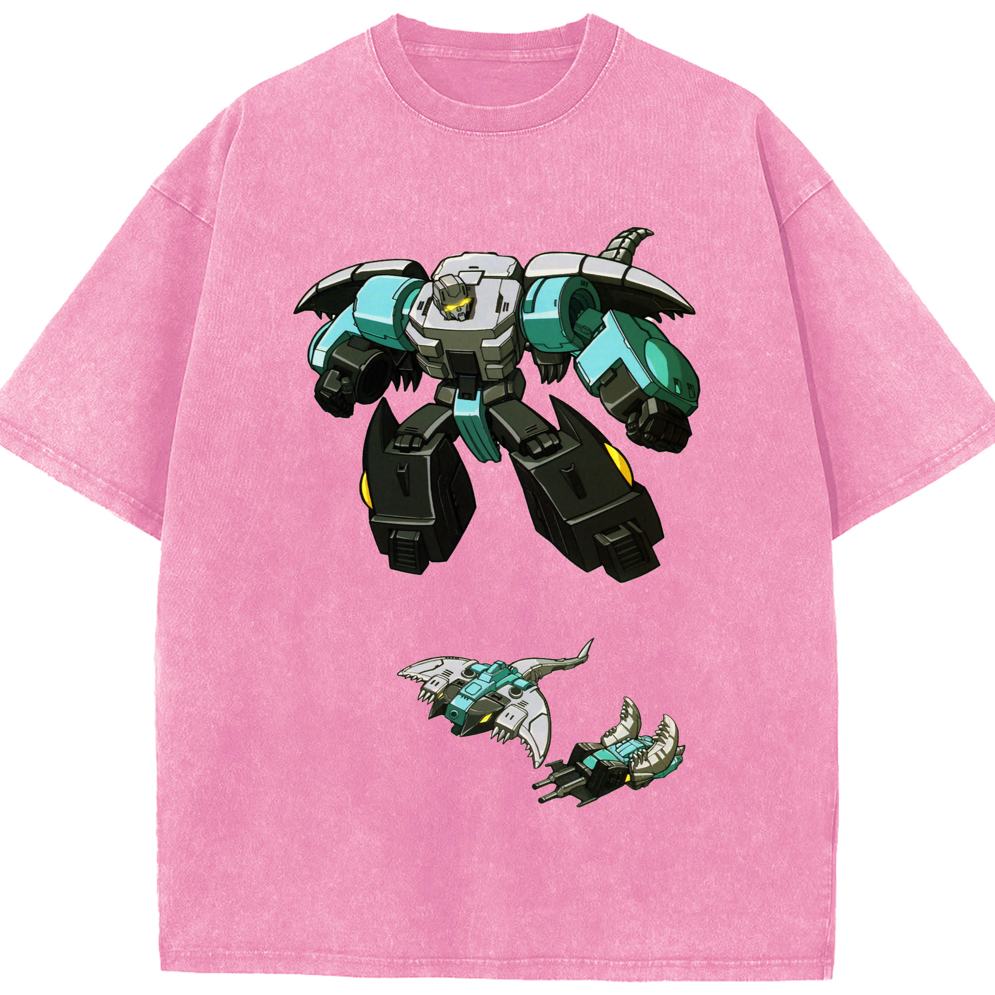 （画像用）  綿100% ヴィンテージ風 半袖Tシャツ（フロントプリント）
